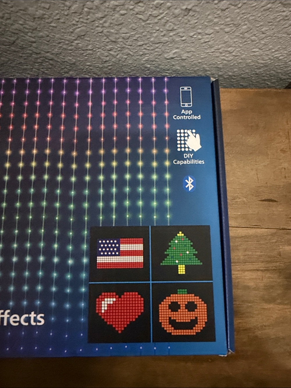 Phillips ChromaBright LED Curtain Light Panel - Multi Color Display New - Picture 4 of 6